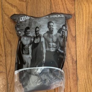 Thigh high compression socks